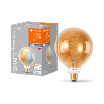 LEDVANCE SMART+ WiFi E27 8W LED G125 zlatá 822-850
