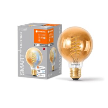 LEDVANCE SMART+ WiFi E27 8W LED G80 zlatá 822-850
