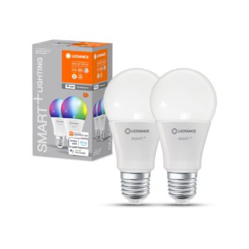 LEDVANCE SMART+ WiFi E27 9W Classic RGBW sada 2 ks
