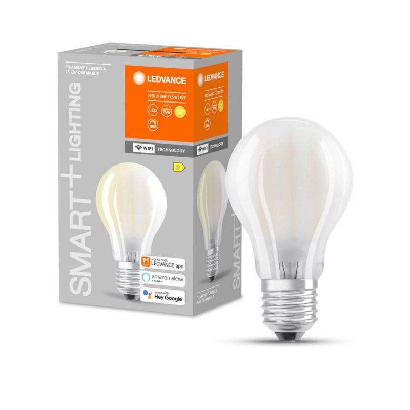 LEDVANCE SMART+ WiFi Filament Classic E27 7,5W 827 LEDVANCE SMART+ WiFi Filament Classic E27 7,5W 827
