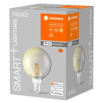 LEDVANCE SMART+ WiFi Filament Globe 44 E27 6 W 825