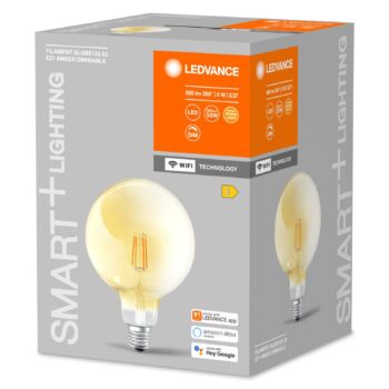 LEDVANCE SMART+ WiFi Filament Globe E27 6W 2 400 K