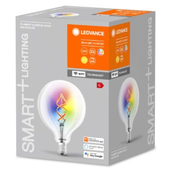 LEDVANCE SMART+ WiFi Filament Globe RGBW E27 4,5 W