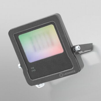 LEDVANCE SMART+ WiFi Floodlight, RGBW, sivá, 10 W