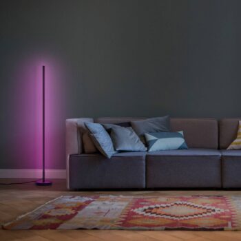 LEDVANCE SMART+ WiFi Floor round lampa čierna