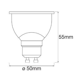 LEDVANCE SMART+ WiFi GU10 reflektor 4,9W 45° CCT