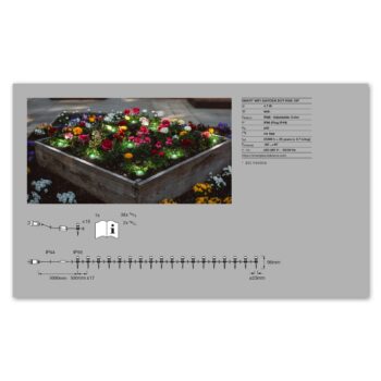 LEDVANCE SMART+ WiFi Garden Dot LED spot 18-dielna sada
