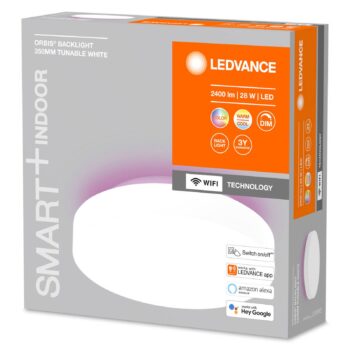 LEDVANCE SMART+ WiFi Orbis Backlight biela Ø 35 cm