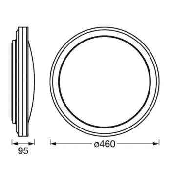 LEDVANCE SMART+ WiFi Orbis Circle CCT RGB biela