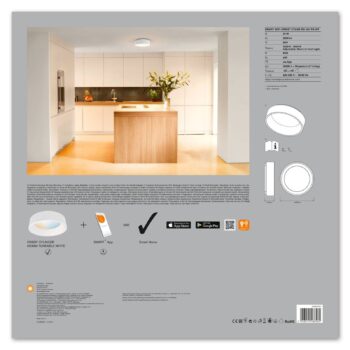 LEDVANCE SMART+ WiFi Orbis Cylinder CCT 45cm biela