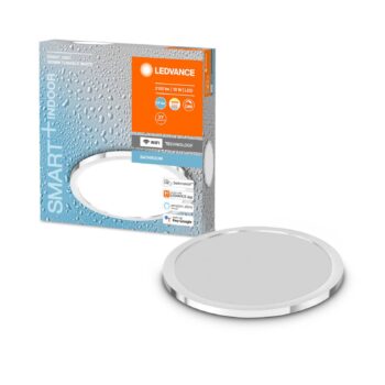 LEDVANCE SMART+ WiFi Orbis Disc, striebro, Ø 30 cm