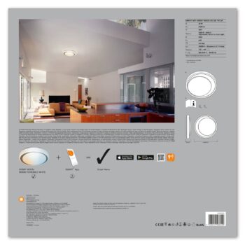 LEDVANCE SMART+ WiFi Orbis Moon CCT 38 cm sivá