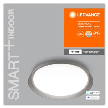 LEDVANCE SMART+ WiFi Orbis Plate CCT 43 cm sivá