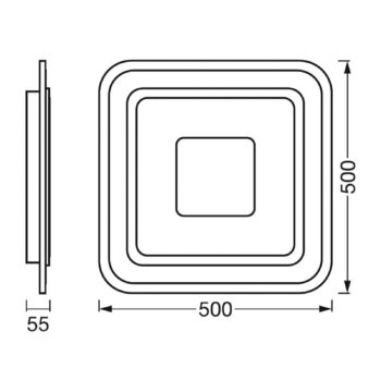 LEDVANCE SMART+ WiFi Orbis Saddie stropné LED