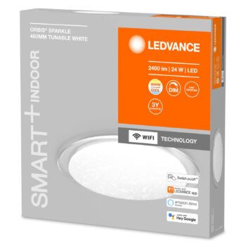 LEDVANCE SMART+ WiFi Orbis Sparkle, CCT, Ø 46 cm