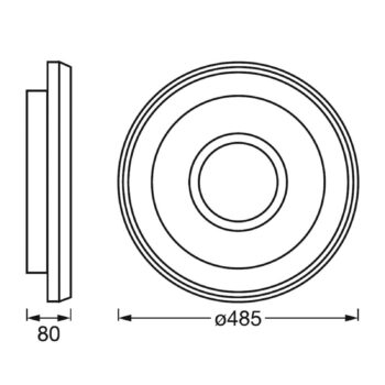 LEDVANCE SMART+ WiFi Orbis Stea stropné LED svetlo