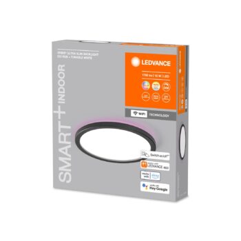LEDVANCE SMART+ WiFi Orbis Ultra Slim podsvietenie, Ø24cm čierna