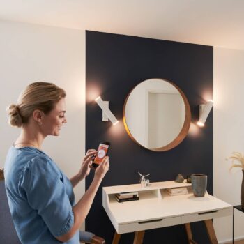 LEDVANCE SMART+ WiFi Orbis Wall Cross, biela