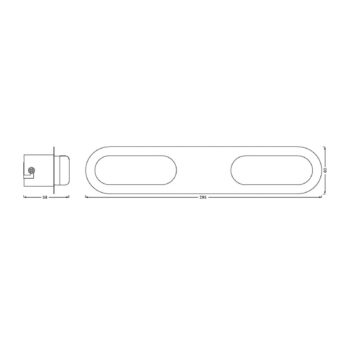 LEDVANCE SMART+ WiFi Orbis Wall Duplo striebro 2pl