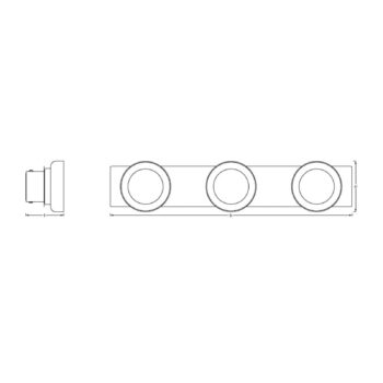 LEDVANCE SMART+ WiFi Orbis Wall Round dĺžka 48 cm