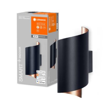 LEDVANCE SMART+ WiFi Orbis Wall Twist, čierna