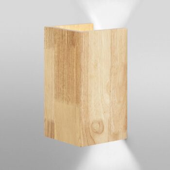 LEDVANCE SMART+ WiFi Orbis Wall Wood, 21 x 11 cm