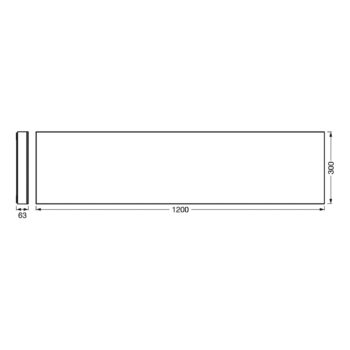 LEDVANCE SMART+ WiFi Planon FL Sparkle 120x30 cm