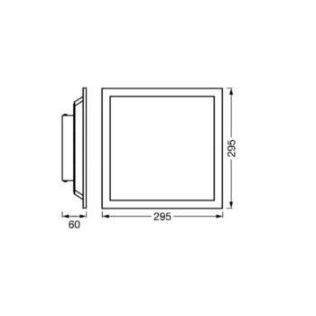 LEDVANCE SMART+ WiFi Planon Magic LED RGBW 30x30cm
