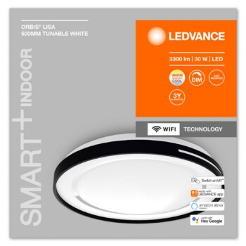 LEDVANCE SMART+WiFi Orbis Lisa stropné LED svetlo