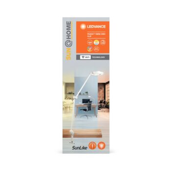 Home Panan Desk Disc, lampa, biela