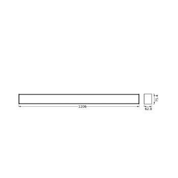 Home Workspace stropné LED svetlo HCL