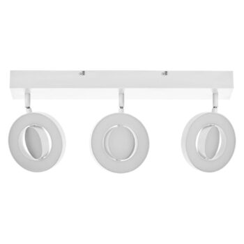LEDVANCE Saturn LED stropné bodové svietidlo, trojlampa, CCT, biele