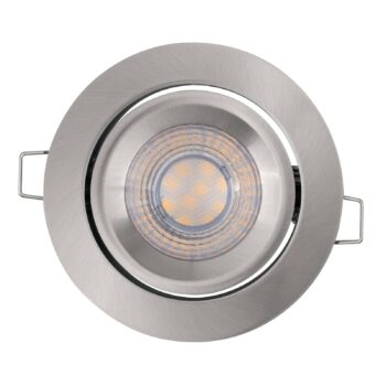 LEDVANCE Simple Dim LED reflektor v sade 3 ks, nikel