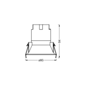 LEDVANCE Twist LED svetlo Ø 9,3 cm 830 biela/biela