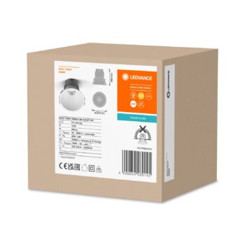 LEDVANCE Twist LED svetlo Ø 9,3 cm 830 biela/biela
