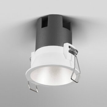 LEDVANCE Twist LED svetlo Ø7 cm 830 biela/striebro