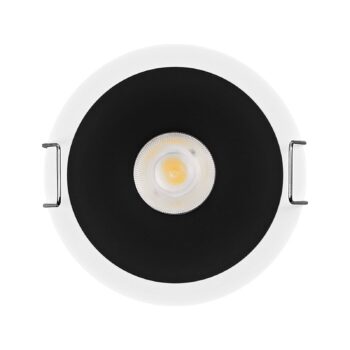 LEDVANCE Twist svetlo Ø 7 cm 830 biela/čierna