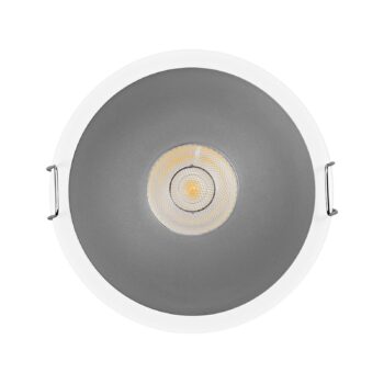 LEDVANCE Twist svetlo Ø9,3 cm 830 biela/strieborná