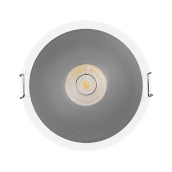 LEDVANCE Twist svetlo Ø9,3 cm 840 biela/strieborná