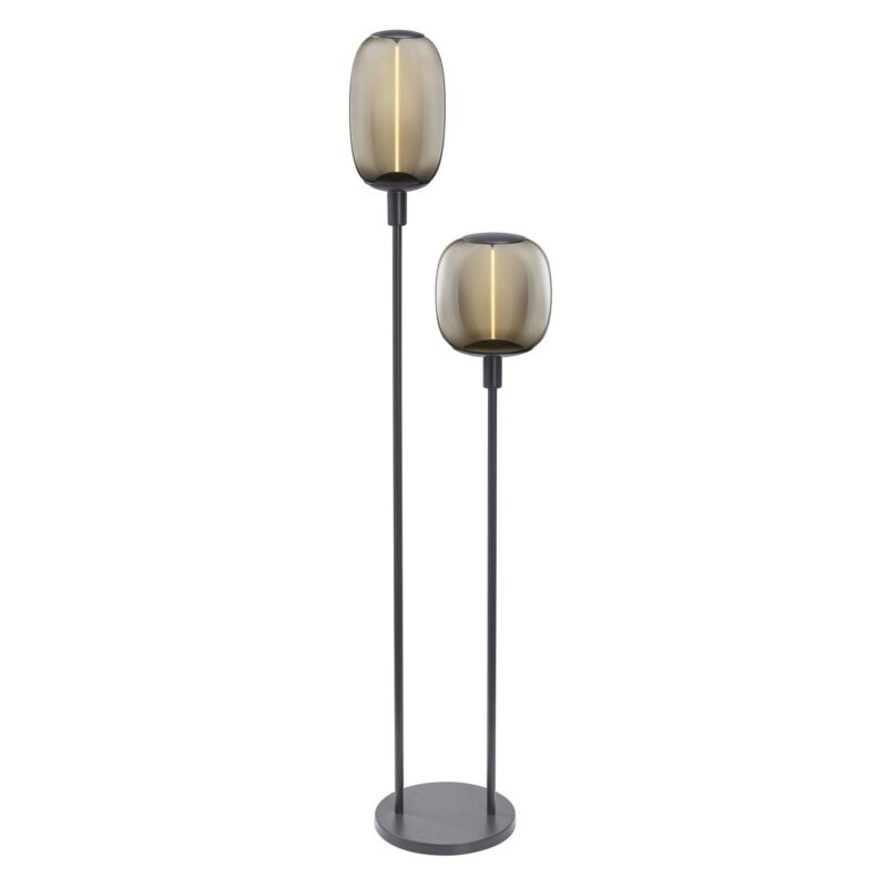 LEDVANCE stojacia lampa Decor Stick 2-svetelná, výška 146 cm, tmavosivá LEDVANCE stojacia lampa Decor Stick 2-svetelná, výška 146 cm, tmavosivá