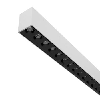 LI-EX Kancelárska LED závesná lampa Remote 250cm biela