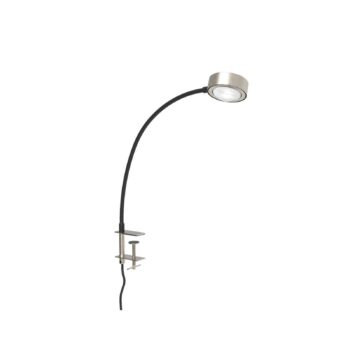 LIGHTME Powerlens Flex stolová lampa, skrutka, titánová farba