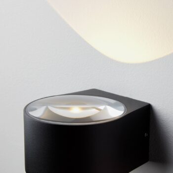 LOOM DESIGN Frey LED nástenné svietidlo IP65 2x6W čierne