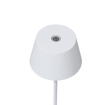 LOOM DESIGN LED dobíjacie svetlo na terasu Modi, biele 36 cm CCT
