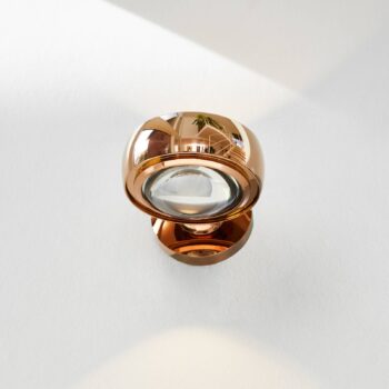 LOOM DESIGN LED nástenné svietidlo Optic rose gold hliník Ø 12 cm