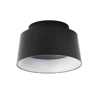 LOOM DESIGN LED stropné svietidlo Cookie black aluminium Ø 15 cm