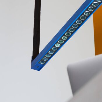 LOOM DESIGN LED závesné svietidlo Belto, modré