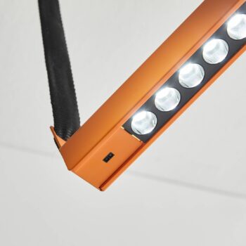 LOOM DESIGN LED závesné svietidlo Belto, oranžová