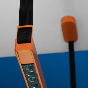 LOOM DESIGN LED závesné svietidlo Belto, oranžová