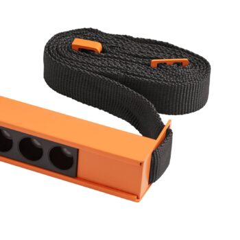 LOOM DESIGN LED závesné svietidlo Belto, oranžová